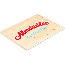 Almdudler Holzauflage für Getränkekisten