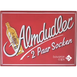 Almdudler x Bavarian Caps Socken Geschenkbox