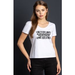 Damen T-Shirt Almdudler x Almliebe - M
