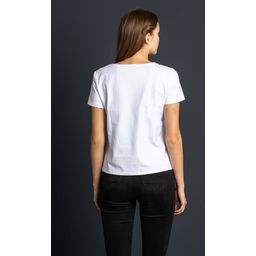 Damen T-Shirt Almdudler x Almliebe - M